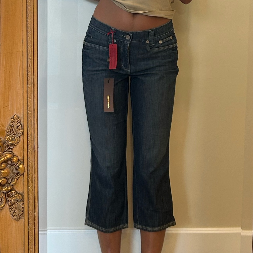 Cambio Jeans Indigo Denim Capris